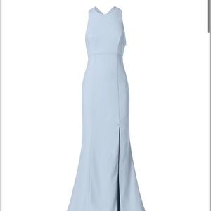Amsale Bella Bridesmaid Mila Dress in New Ice